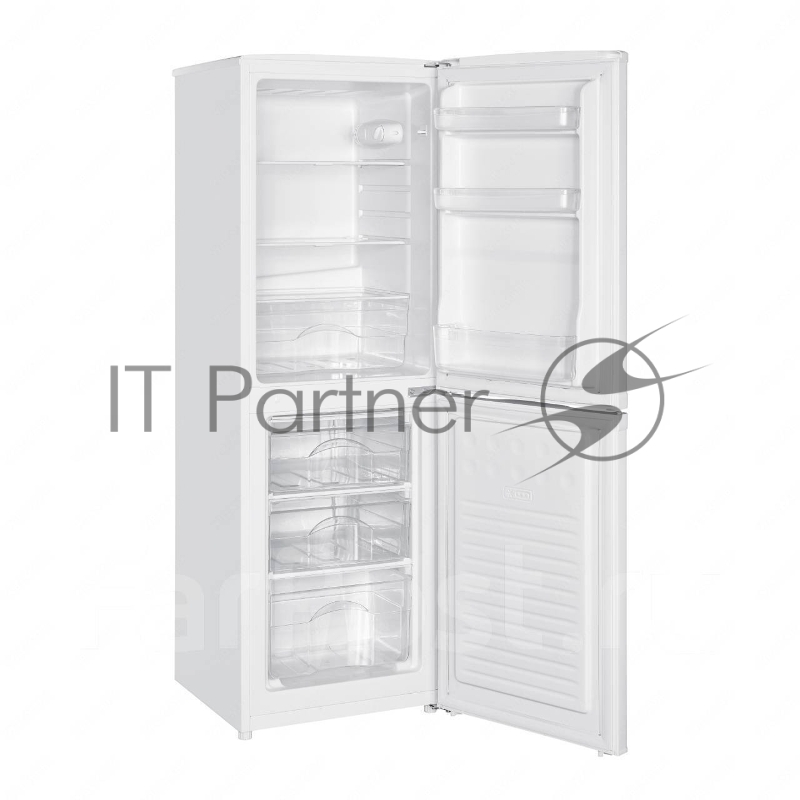 Холодильник WILLMARK RF-216DC белый, двухкамерный, 97/54 л., морозилка снизу