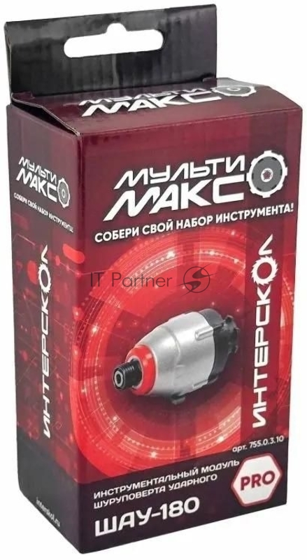 Сетевая дрель-шуруповерт ИНТЕРСКОЛ ШАУ-180 MODUL 755.0.3.10