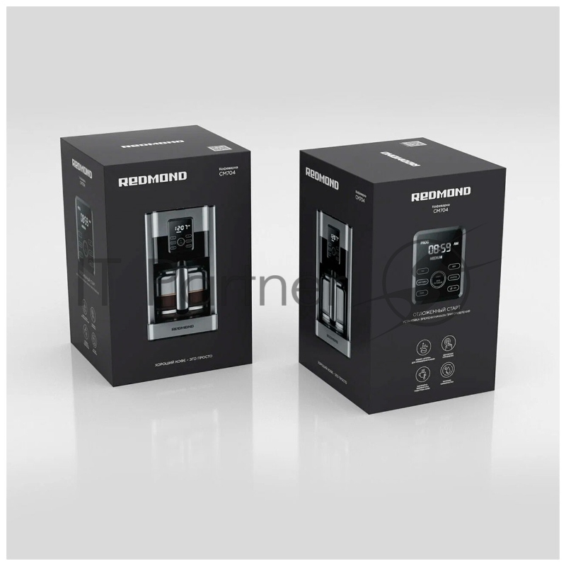 Кофеварка капельная Redmond CM704 1000Вт черный