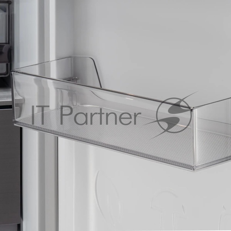 Холодильник Hyundai CM55043F черный стекло 3-хкамерн, 354/186, морозилка снизу, No Frost, Side by Side