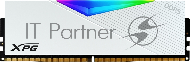 Оперативная память Adata XPG Lancer RGB DDR5 Общий объём памяти 64Гб Module capacity 2x32Гб 5600 МГц Множитель частоты шины 36 1.25 В RGB AX5U5600C3632G-DCLARWH