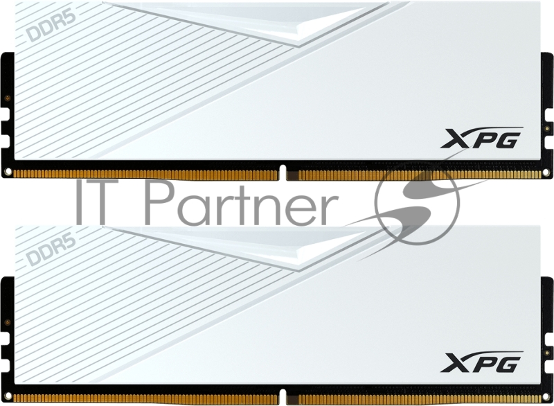 Оперативная память Adata XPG Lancer RGB DDR5 Общий объём памяти 64Гб Module capacity 2x32Гб 5600 МГц Множитель частоты шины 36 1.25 В RGB AX5U5600C3632G-DCLARWH