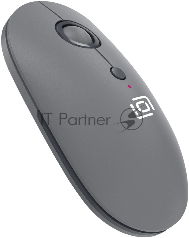Мышь Оклик 409MW графитовый оптическая 1600dpi беспров. BT/Radio USB для ноутбука 4but (2007545)