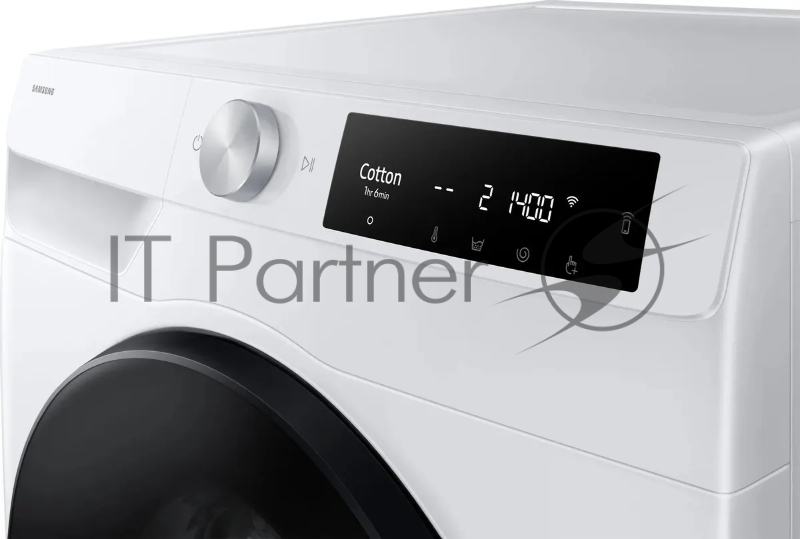 Стиральная машина Samsung WD11DG6B85BELP класс: A загр.фронтальная макс.:11кг (с сушкой) белый инвертер