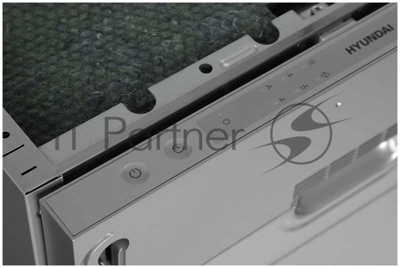 Посудомоечная машина встраив. Hyundai HBD 460 2100Вт узкая серебристый