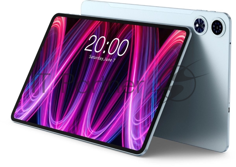 Планшет Teclast T60Plus MT6769 (2.0) 8C RAM6Gb ROM128Gb 11.97 IPS 2000x1200 4G 2Sim Android 14 серый 13Mpix 5Mpix BT WiFi microSD 1Tb 8000mAh