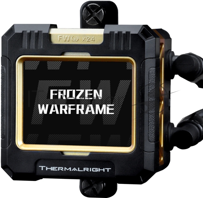 Система водяного охлаждения Thermalright Frozen Warframe 420 ARGB Soc-AM5/AM4/1200/1700/1851 черный 4-pin 29.8dB Al LCD Ret (F-WFRAME-420-BL-ARGB)