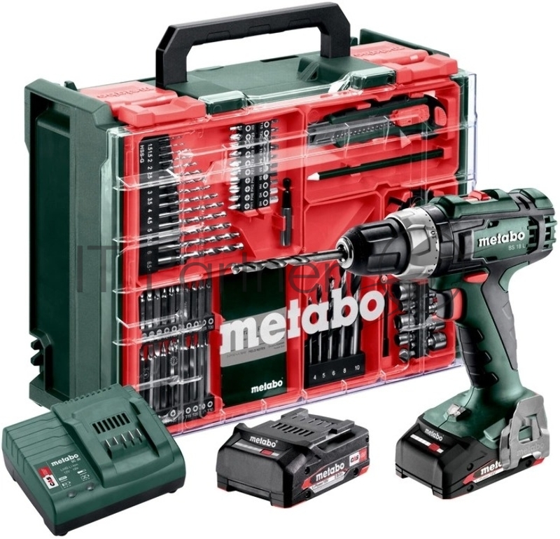 Дрель-шуруповерт Metabo BS 18 L аккум. патрон:быстрозажимной (кейс в комплекте) (602321710)