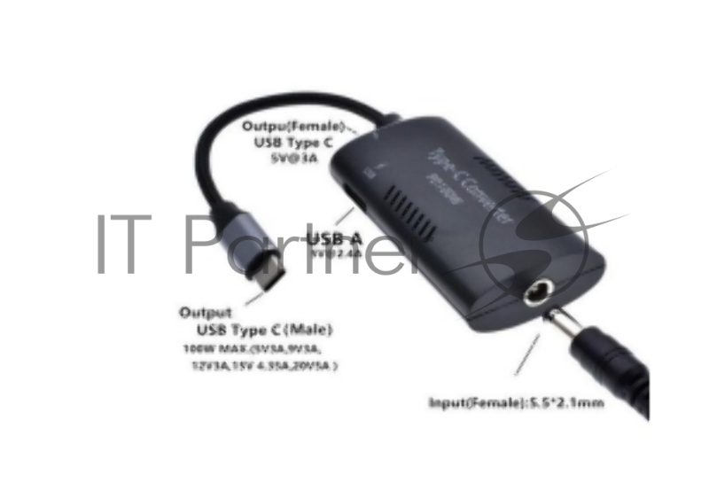 Преобразователь питания со штекера 7.4x5.0 (7.4 Pin) на Type-C