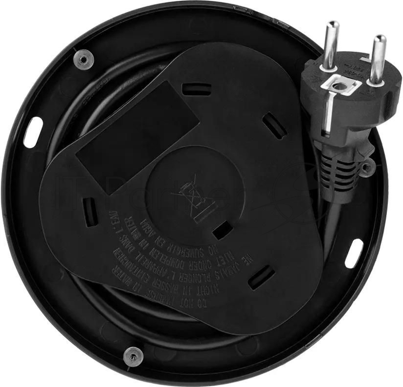 Чайник электрический Kitfort КТ-6635 1.7л. 2200Вт белый/черный корпус: стекло/пластик