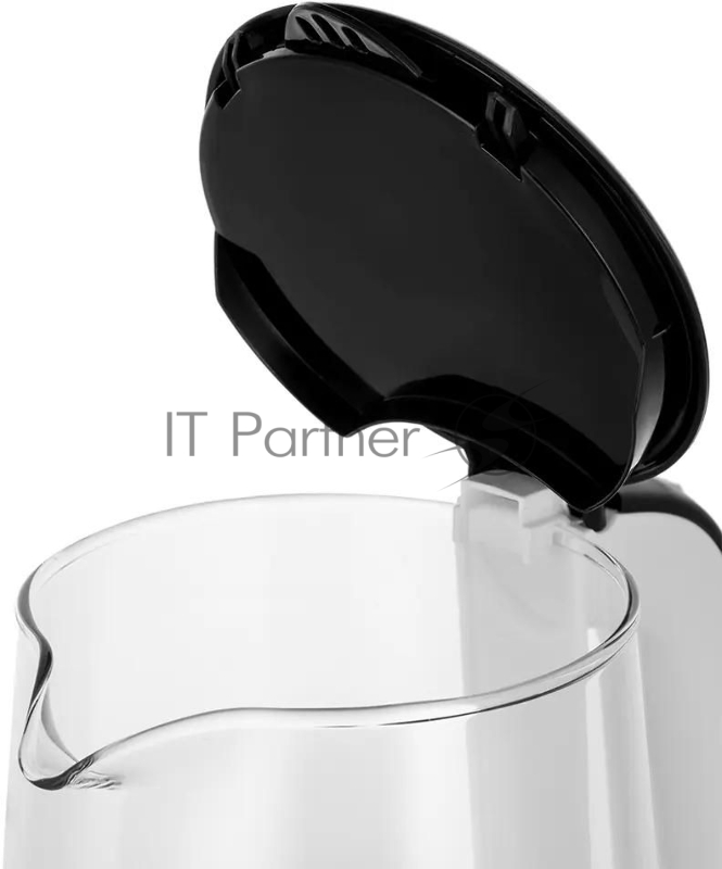 Чайник электрический Kitfort КТ-6635 1.7л. 2200Вт белый/черный корпус: стекло/пластик