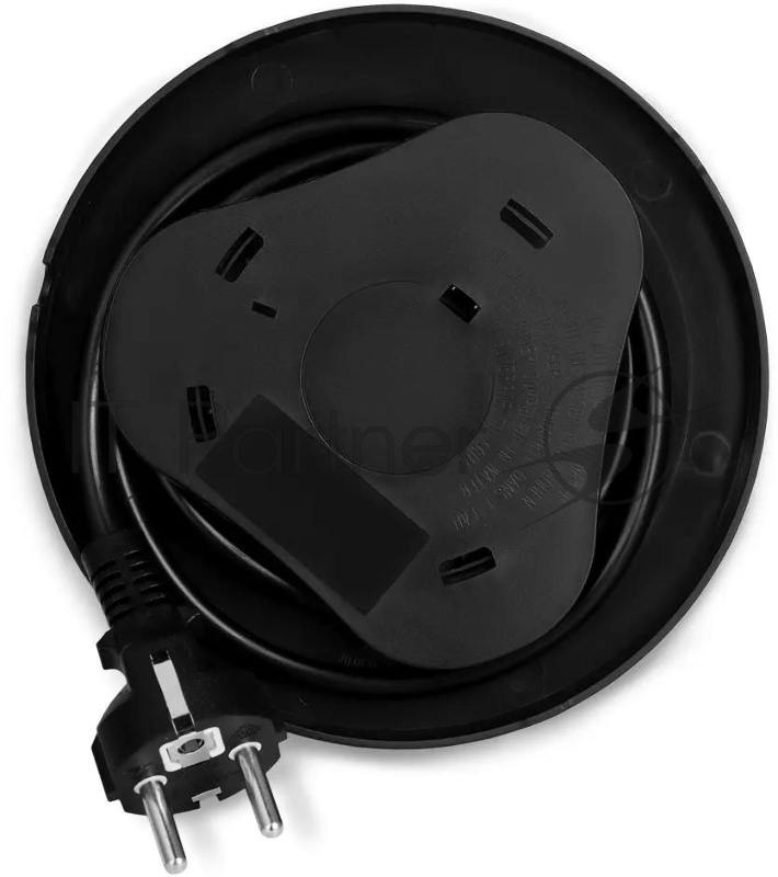 Чайник электрический Kitfort КТ-6654 1.7л. 1800Вт нержавеющая сталь/черный