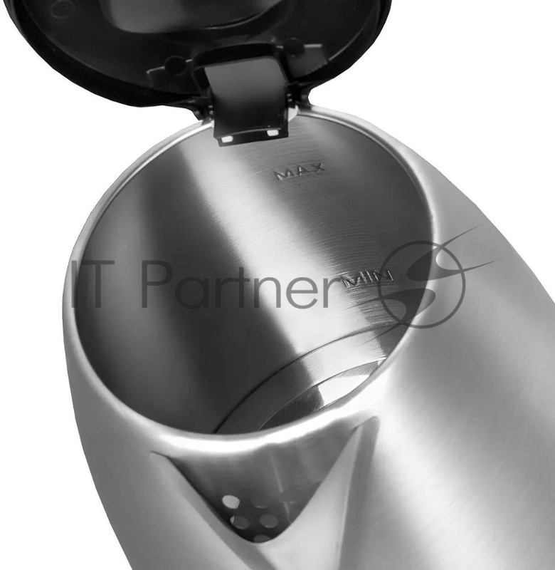 Чайник электрический Kitfort КТ-6654 1.7л. 1800Вт нержавеющая сталь/черный