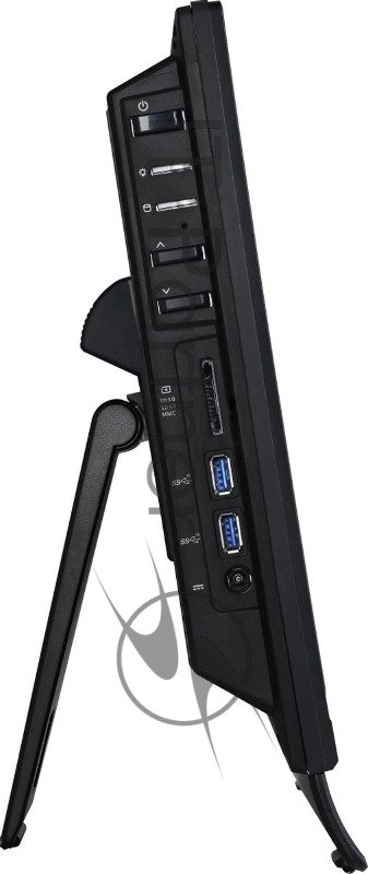 Моноблок MSI Pro AP162T ADL-013RU 15.6 Full HD Touch N100 (0.8) 4Gb SSD128Gb UHDG CR Windows 11 Professional 2xGbitEth WiFi BT 65W клавиатура мышь Cam черный 1920x1080