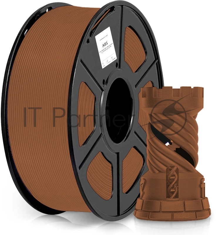 Пластик для принтера 3D Cactus CS-3D-ABS-1KG-COFFEE ABS d1.75мм 1кг L386м 1цв.