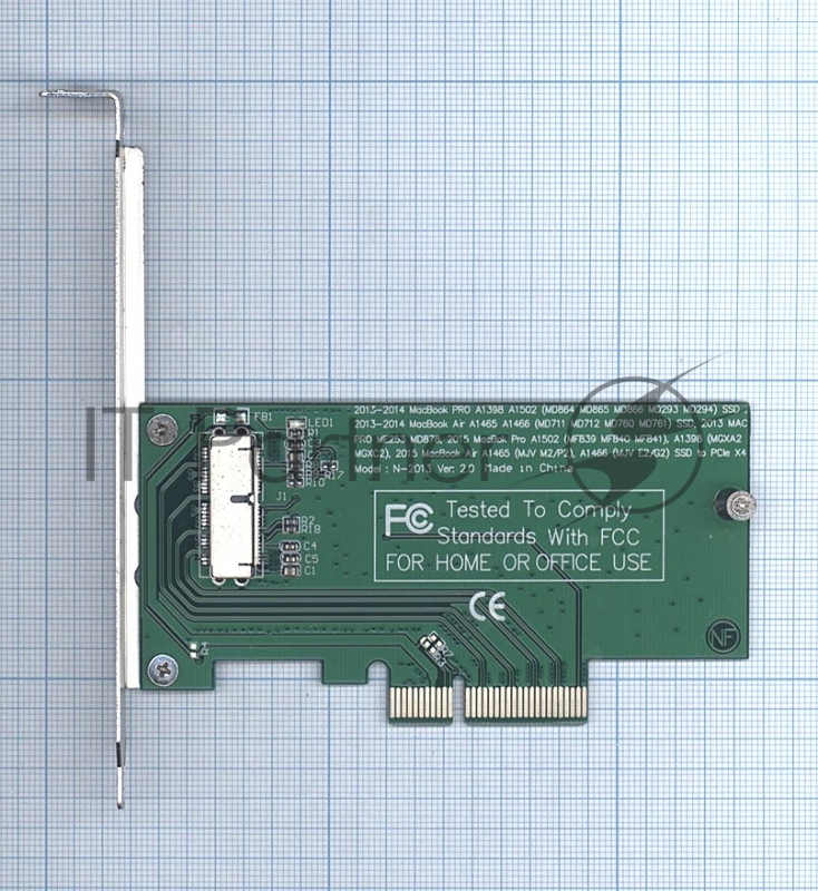 Переходник PCIE на SSD для MacBook Air 2013 2014 2015 A1465 A1466 SSD 60323