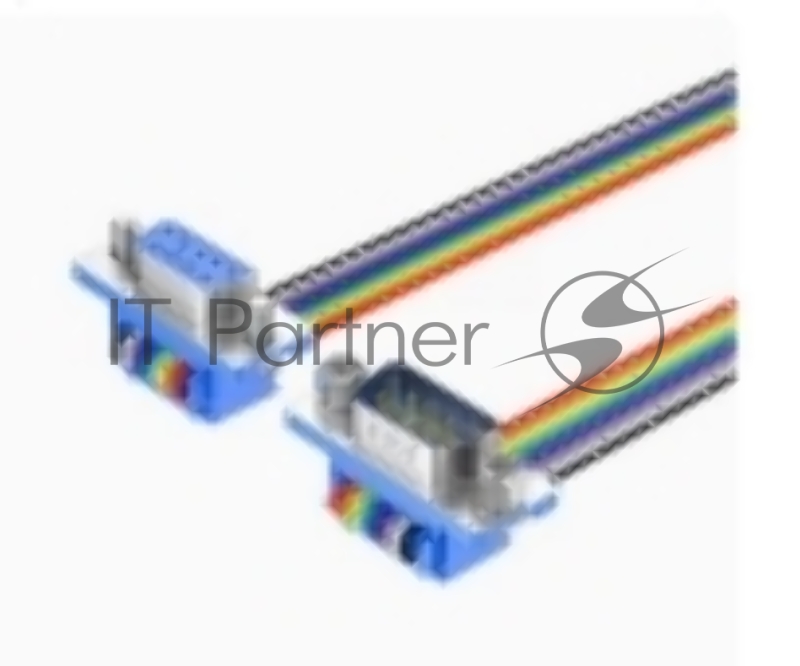 Плоский шлейф DB25 мама-папа