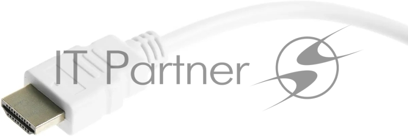 Переходник аудио-видео Premier 5-983 HDMI (m)/VGA (f)/Jack 3.5 (f) 0.15м. белый