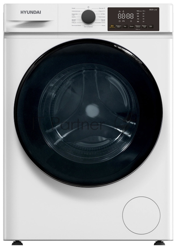 Стиральная машина Hyundai WFD8402 белый, загр.фронтальная макс.: 8 кг, 1400 об/мин, класс: A (с сушкой)