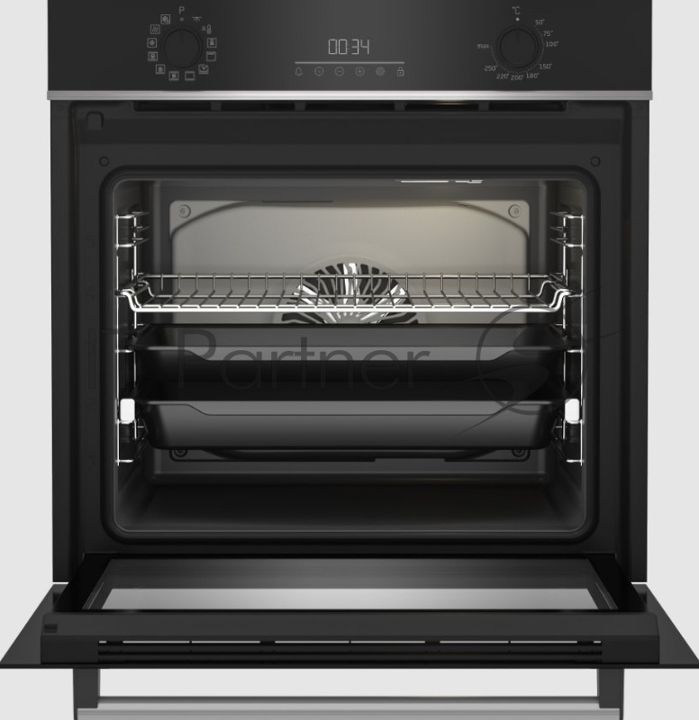 Встраиваемый духовой шкаф Beko BIOM1532KBNCS черный