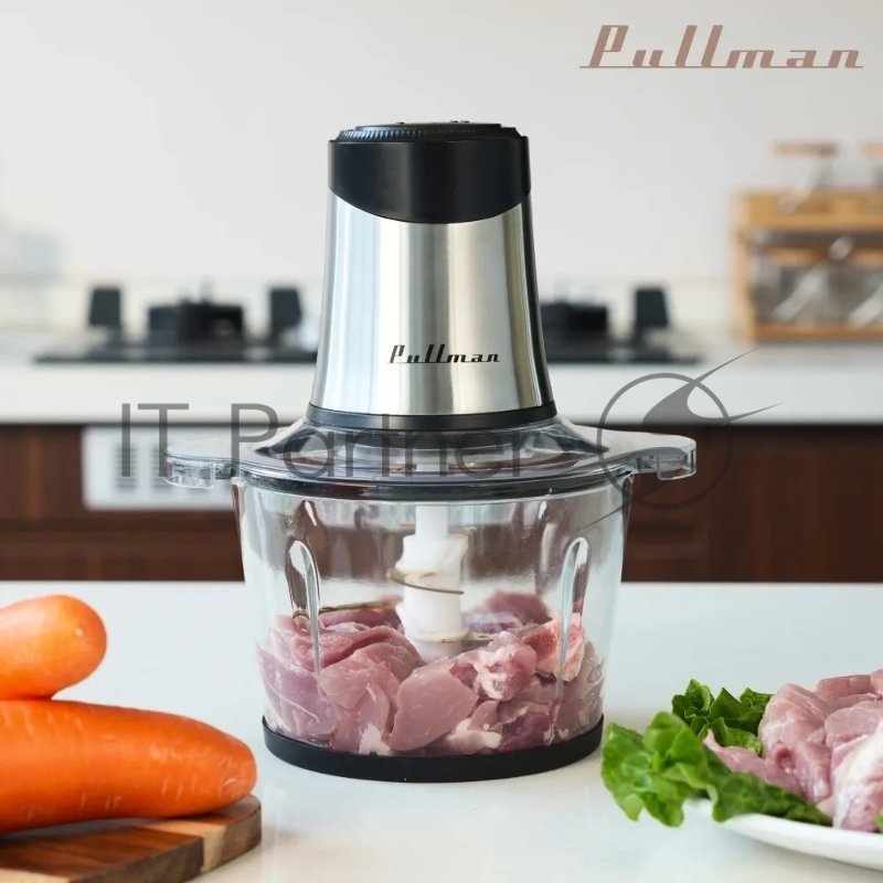 Измельчитель электрический Pullman PL-320, 1000Вт, 6 лезвий, стеклянная чаша 3 л