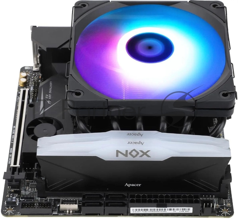 Устройство охлаждения (кулер) Thermalright AXP120-X67 Black ARGB Soc-AM5/AM4/1151/1200/2066/201 4-pin 26.1dB Al+Cu 490gr Ret (AXP120-X67-BL-ARGB)