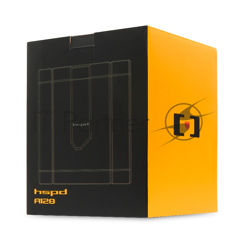 Кулер для процессора HSPD A128 BLACK (280W, 4-pin PWM, 155mm, Al/Cu, 8x6mm, 1x130+1x120mm, 68CFM, 25dBA, 1650RPM, S: 1851/1700/1200/20XX/115X/13XX, AM5/AM4/AM3/AM2/AM3+/AM2+/FM2/ black)