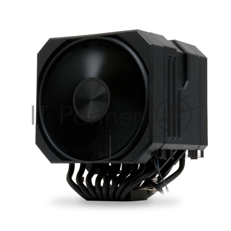 Кулер для процессора HSPD A128 BLACK (280W, 4-pin PWM, 155mm, Al/Cu, 8x6mm, 1x130+1x120mm, 68CFM, 25dBA, 1650RPM, S: 1851/1700/1200/20XX/115X/13XX, AM5/AM4/AM3/AM2/AM3+/AM2+/FM2/ black)