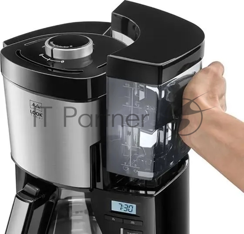 Кофеварка капельная Melitta Look V Therm Timer Black Filter 1000Вт черный/нержавеющая сталь