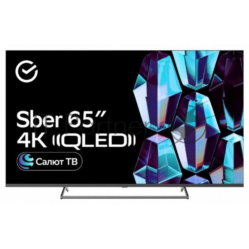 Телевизор SBER SDX-65UQ5231 4K Ultra HD темно-серый