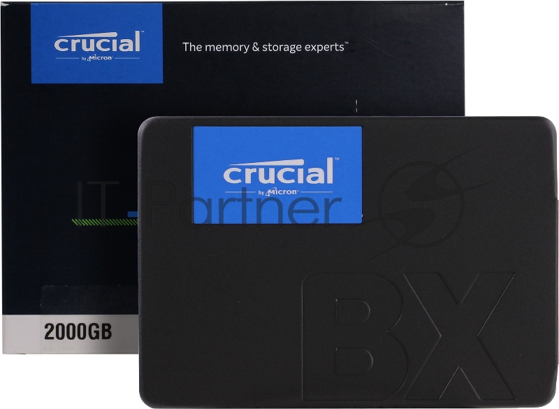 Накопитель SSD SATA2.5 2TB BX500 CT2000BX500SSD1 CRUCIAL