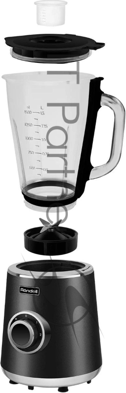 Блендер стационарный Rondell 1251-RE-01 1500Вт черный/серебристый