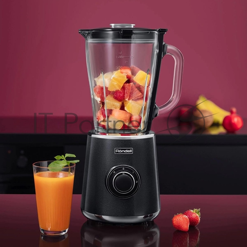 Блендер стационарный Rondell 1251-RE-01 1500Вт черный/серебристый