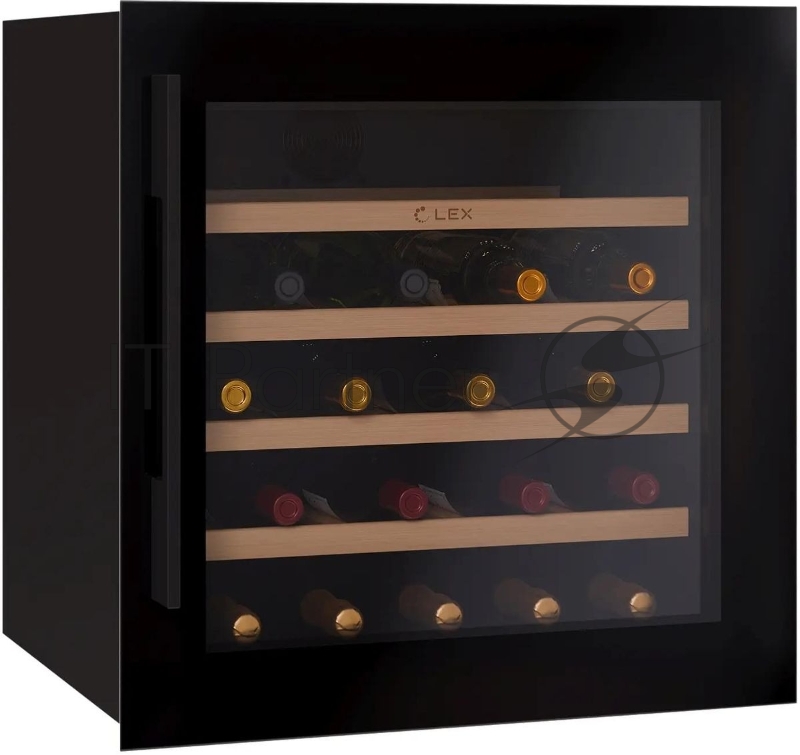 Винный шкаф Lex LWD6036BL 1-нокамерн. черный стекло (CHAT500006)