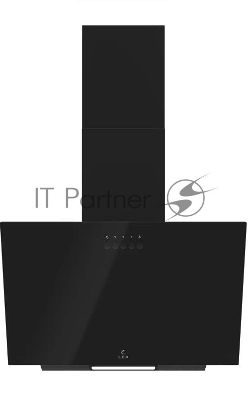 Вытяжка каминная Lex Moza 450 черный управление: кнопочное (1 мотор)