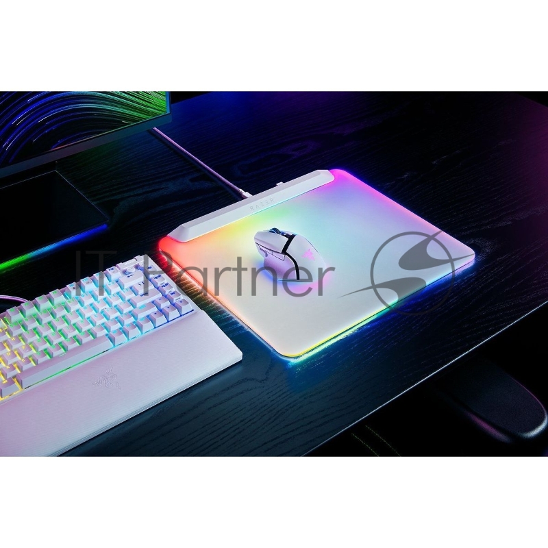 Игровой коврик для мыши Razer Firefly V2 Pro White Hard Surface Mouse Mat