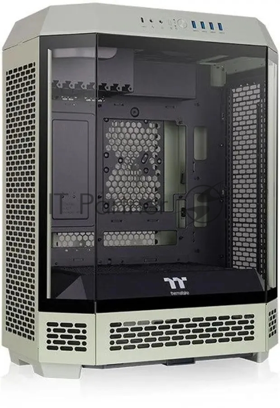 Корпус Thermaltake The Tower 600 Matcha зеленый без БП ATX 13x120mm 9x140mm 4xUSB3.0 audio bott PSU