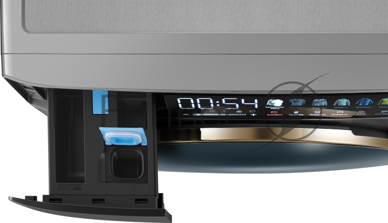 Стирально-сушильная машина Weissgauff WMD 58411 Direct Drive Inverter Premium Steam Steel (433418) нержавеющая сталь, фронтальная загрузка 11 кг, 1400 об/мин, класс: В