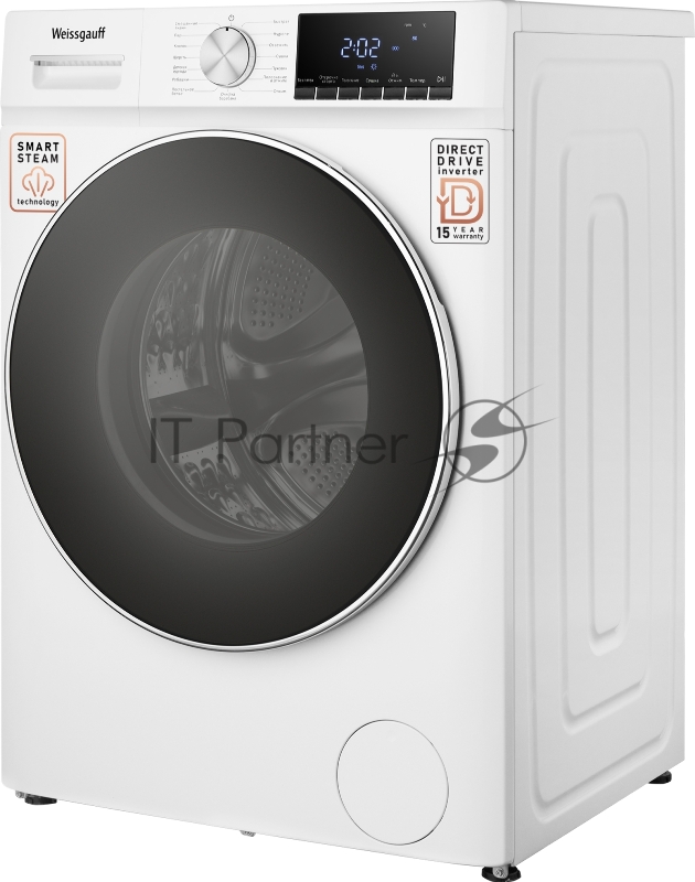 Стиральная машина Weissgauff WMD 58411 Direct Drive Steam (433417) белый, фронтальная загрузка 11 кг, 1400 об/мин, класс: В