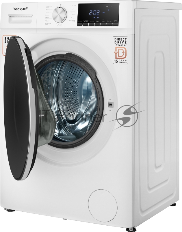 Стиральная машина Weissgauff WMD 58411 Direct Drive Steam (433417) белый, фронтальная загрузка 11 кг, 1400 об/мин, класс: В