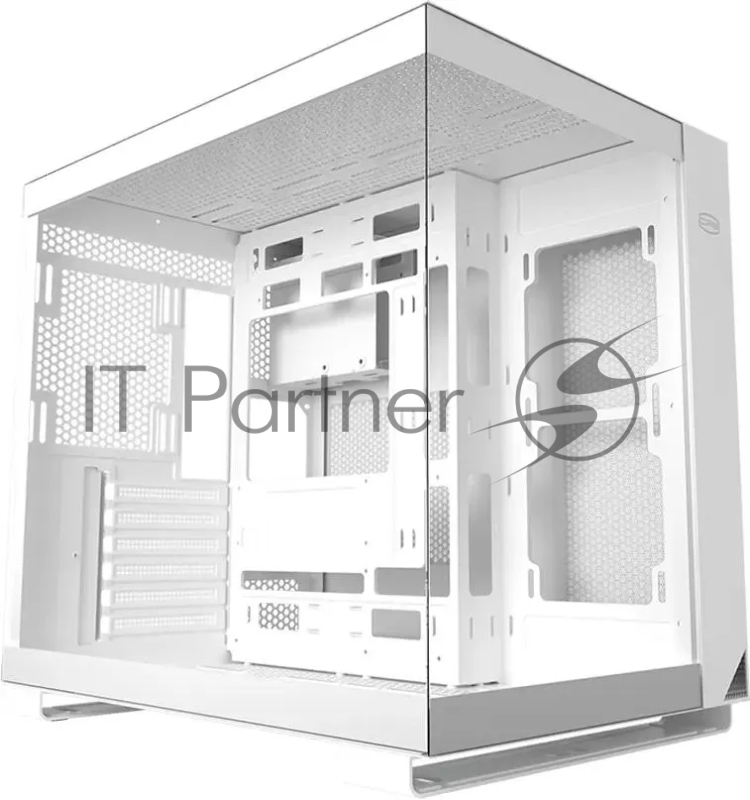 Корпус PcCooler C3 T500 BK белый без БП ATX 2xUSB3.0 1xUSB3.1 audio bott PSU