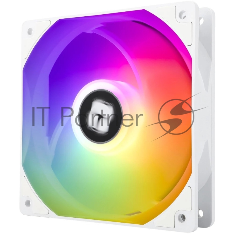 Кулер для корпуса/ Thermalright TL-C12CW-S (120x120x25mm, 4-pin PWM, ARGB, 66.17CFM, 25.6dBA, 1550RPM, White)