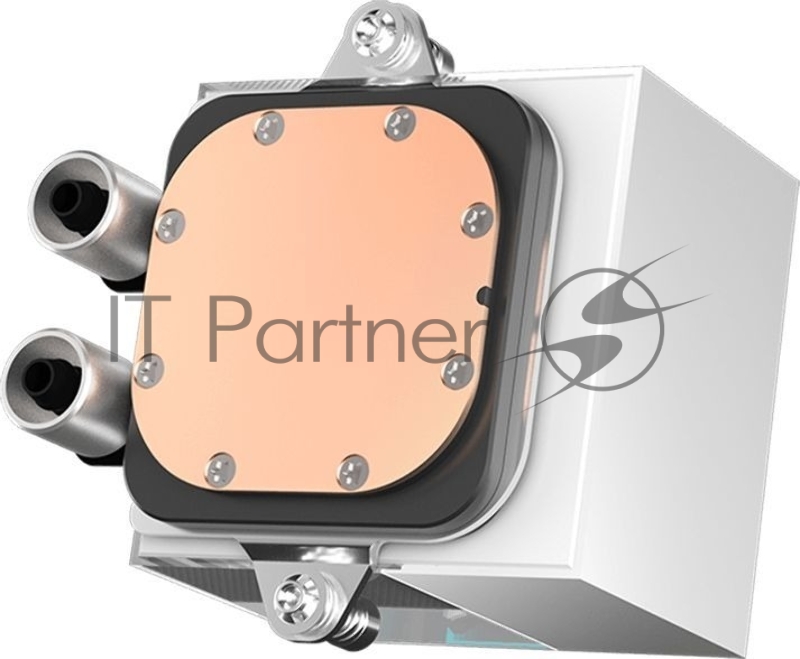 Система водяного охлаждения PcCooler DS360 WH Soc-AM5/AM4/1200/1700/1851 белый 4-pin Al LCD 300W Ret (DS360-WHNWXX-GL)