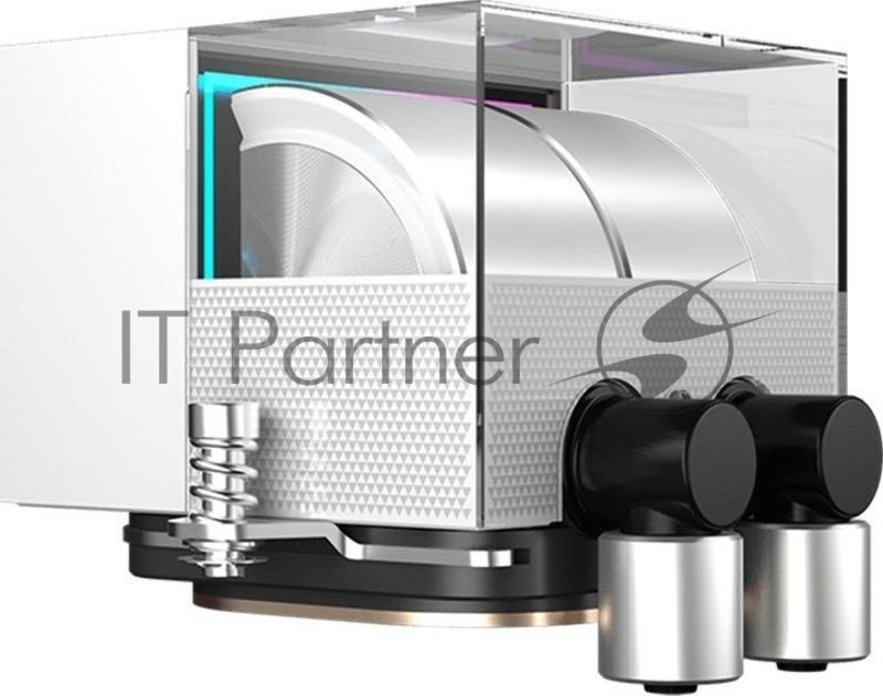 Система водяного охлаждения PcCooler DS360 WH Soc-AM5/AM4/1200/1700/1851 белый 4-pin Al LCD 300W Ret (DS360-WHNWXX-GL)