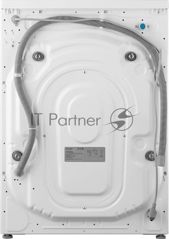 Стиральная машина Weissgauff WM 4027 Inverter Steam (431558) белый, загрузка фронтальная 7 кг, 1200 об/мин, класс: А