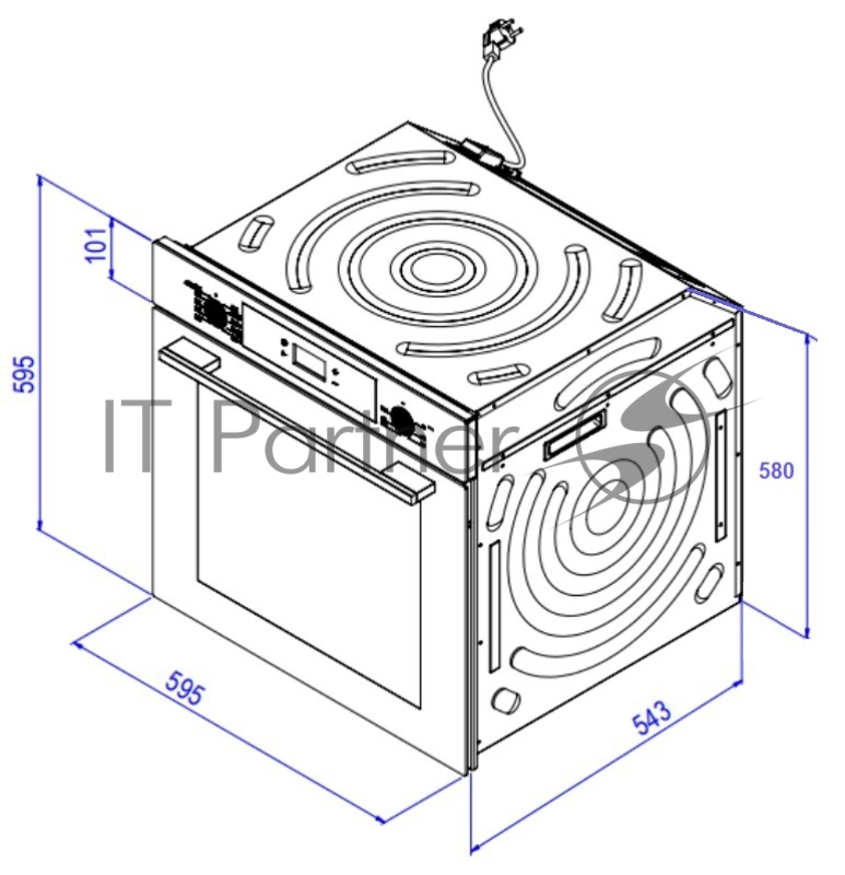 Духовой шкаф Weissgauff EOV 291 PDBS