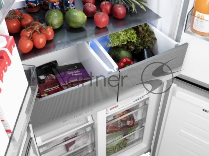 Холодильник Weissgauff WCD 450 White Rock Glass NoFrost Inverter