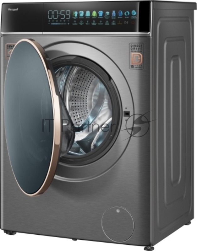 Стиральная машина Weissgauff WM 58411 Direct Drive Inverter Premium Steam Grey