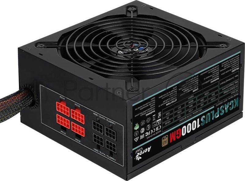 Блок питания Formula ATX 1000W AC KCAS PLUS 1000GM V2 80+ gold (20+4pin) APFC 140mm fan 10xSATA Cab Manag RTL