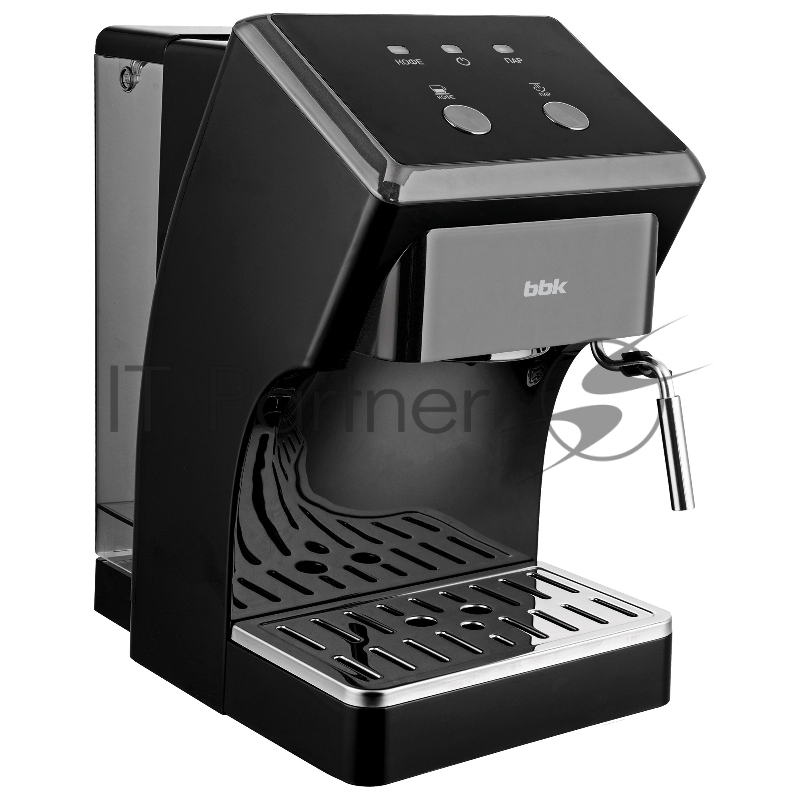 Кофеварка рожковая BBK BCM1503 черный/серый